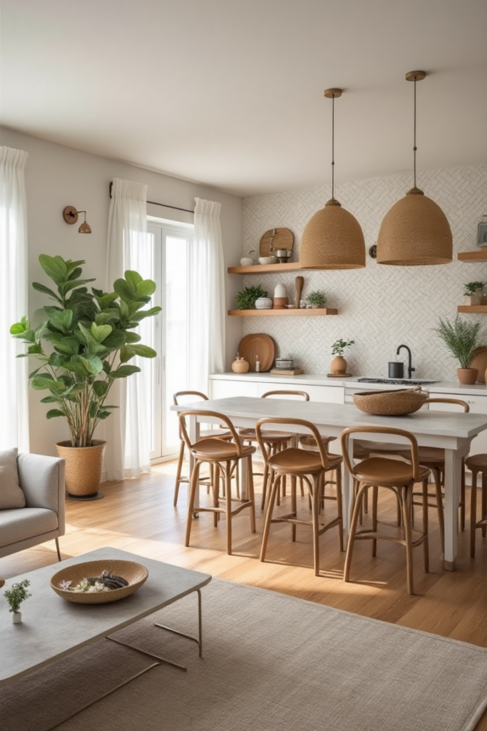 Eclectic Decor Personalizes Rental Kitchens