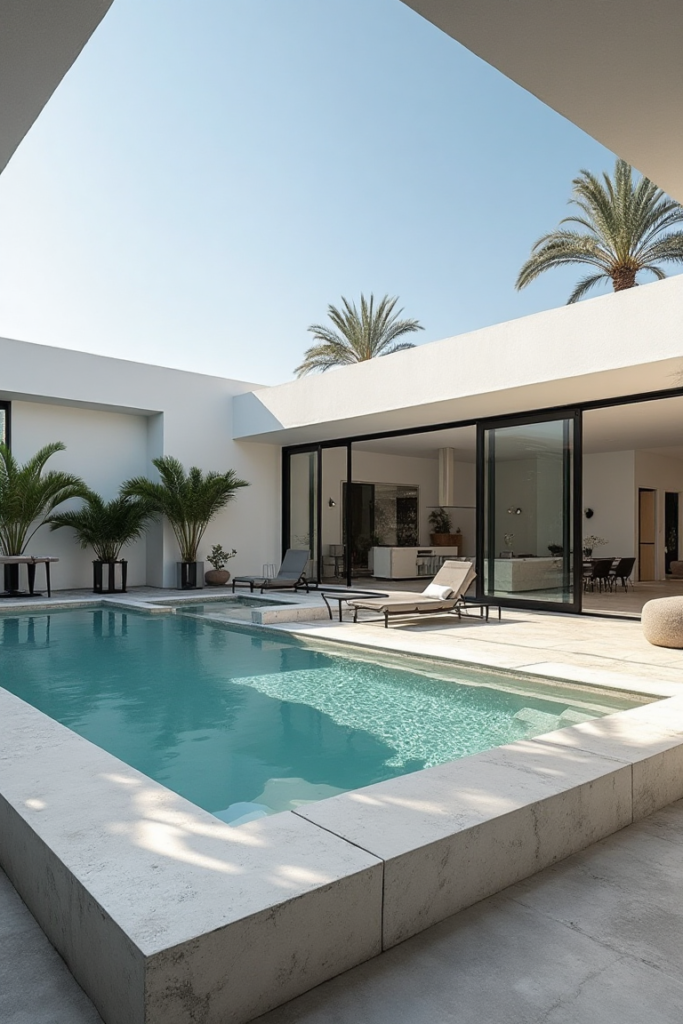 Minimalist Dream Backyard Pool Design