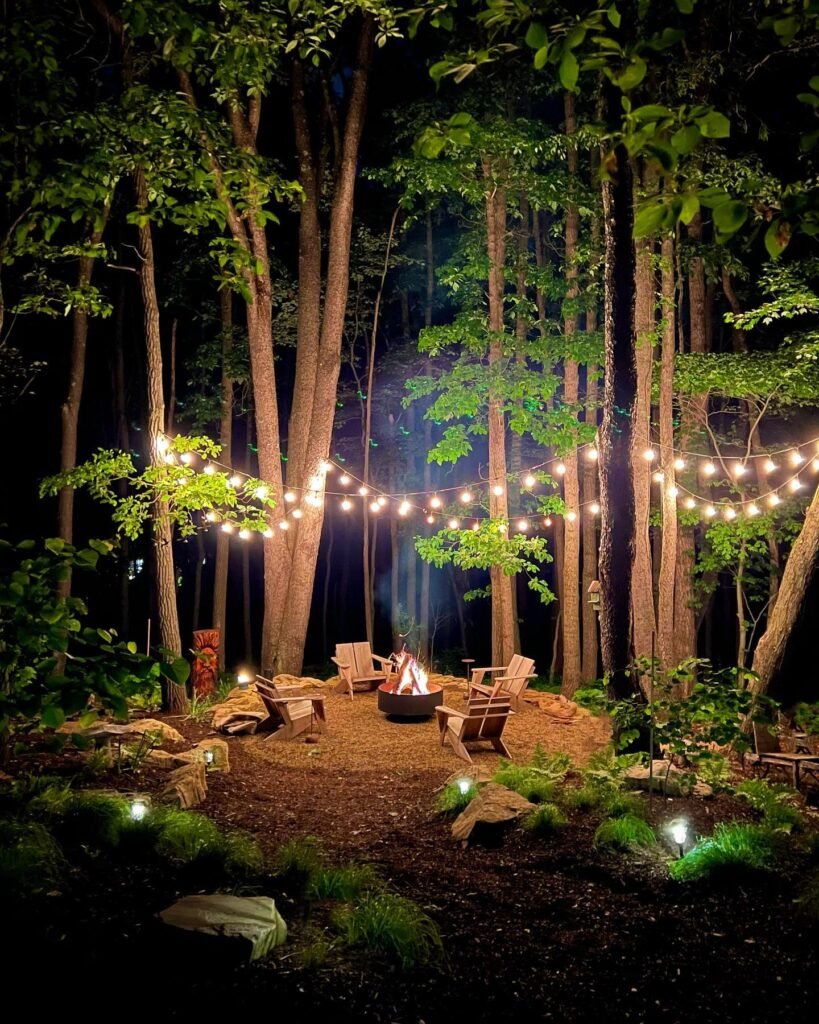 Woodland Fire Pit Sanctuary