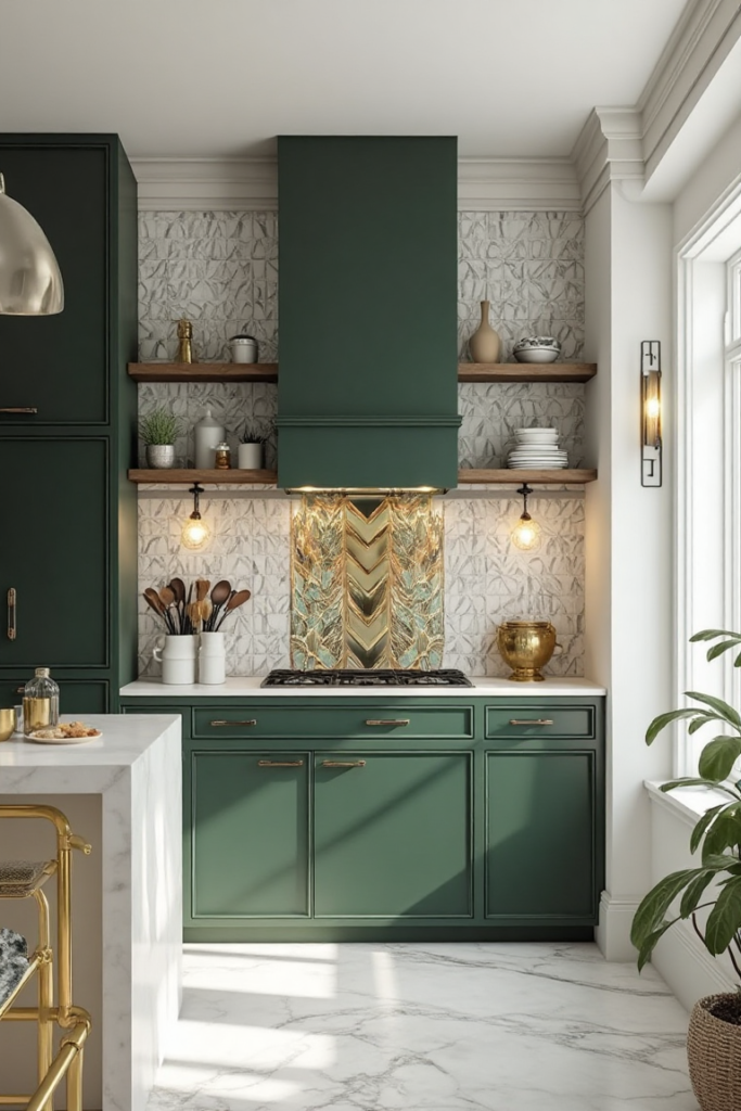 Luxe Finishes Glam Up Rental Kitchens