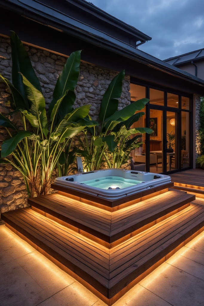  Illuminated Deck Retreat