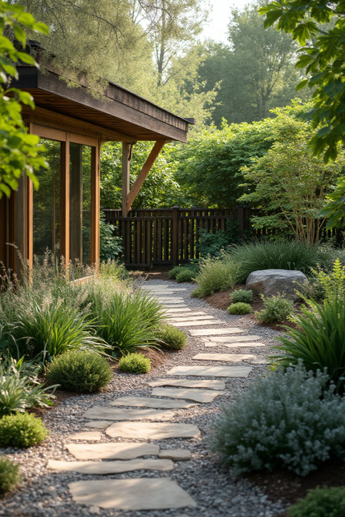 Easy Landscaping Ideas: Natural Woodland Path