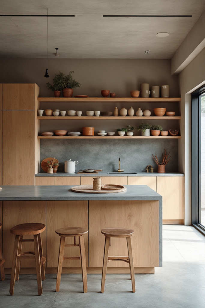 Wabi-Sabi Kitchen: Artisanal Display