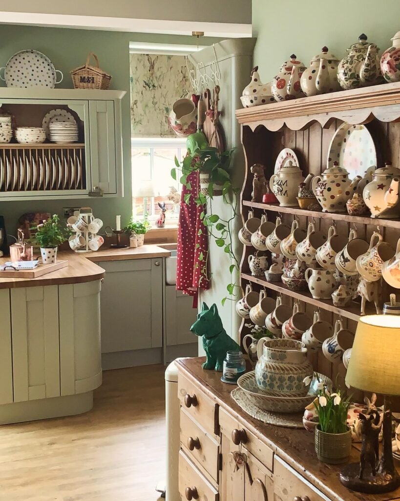Shabby Chic Farmhouse Kitchen Decor