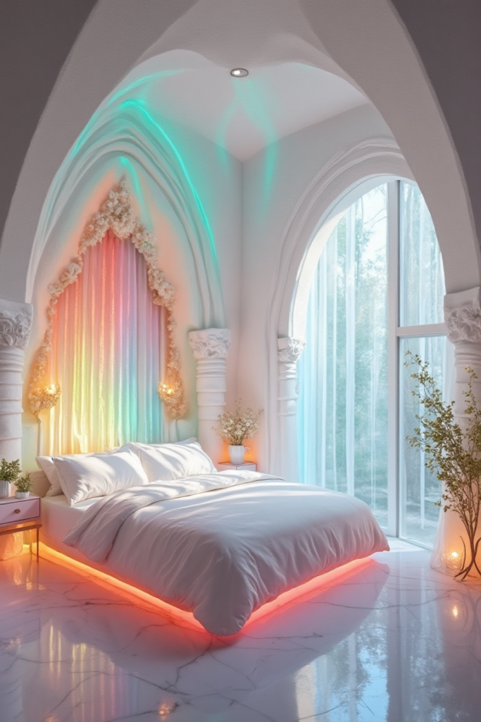 Whimsical Rainbow Cathedral