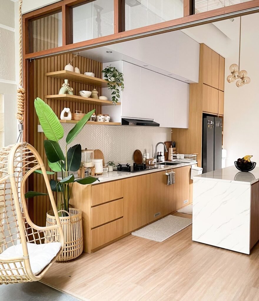 Japandi Kitchen: Waterfront Minimalism