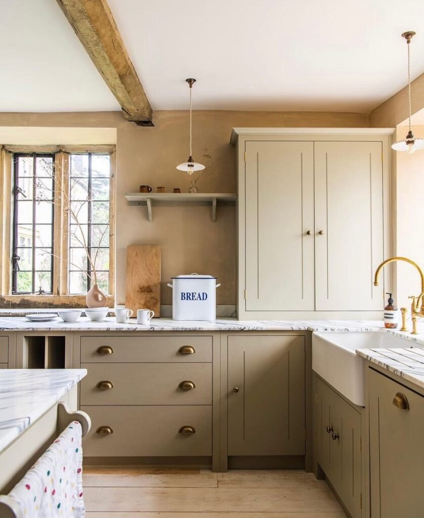 Rustic Country Kitchen with Vintage Decor