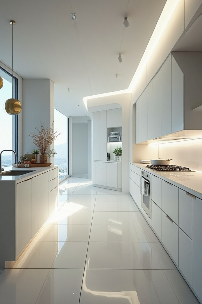 Bright Minimalist Kitchen Space