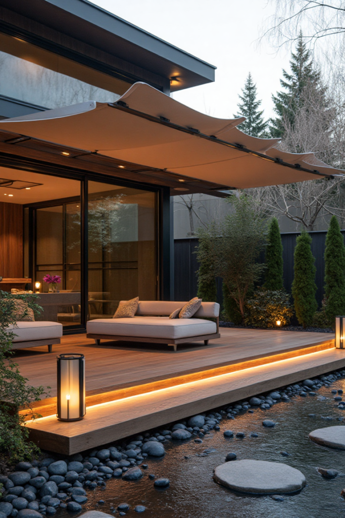 Modern Zen Deck: Contemporary Outdoor Living
