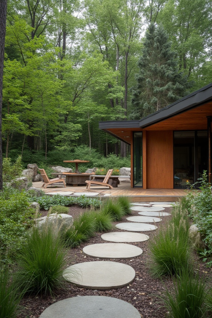 Small Front Yard Landscaping: Woodland Path Retreat