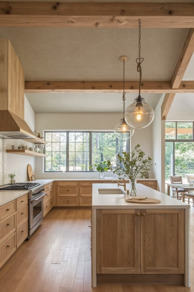 Simple Farmhouse Kitchen Design