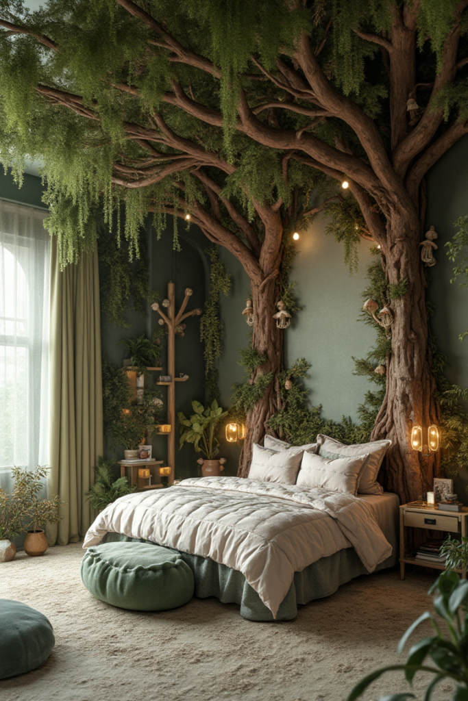 Whimsical Enchanted Forest Bedroom