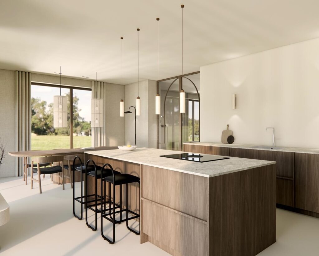 Modern Minimalist Kitchen: Light and Linearity