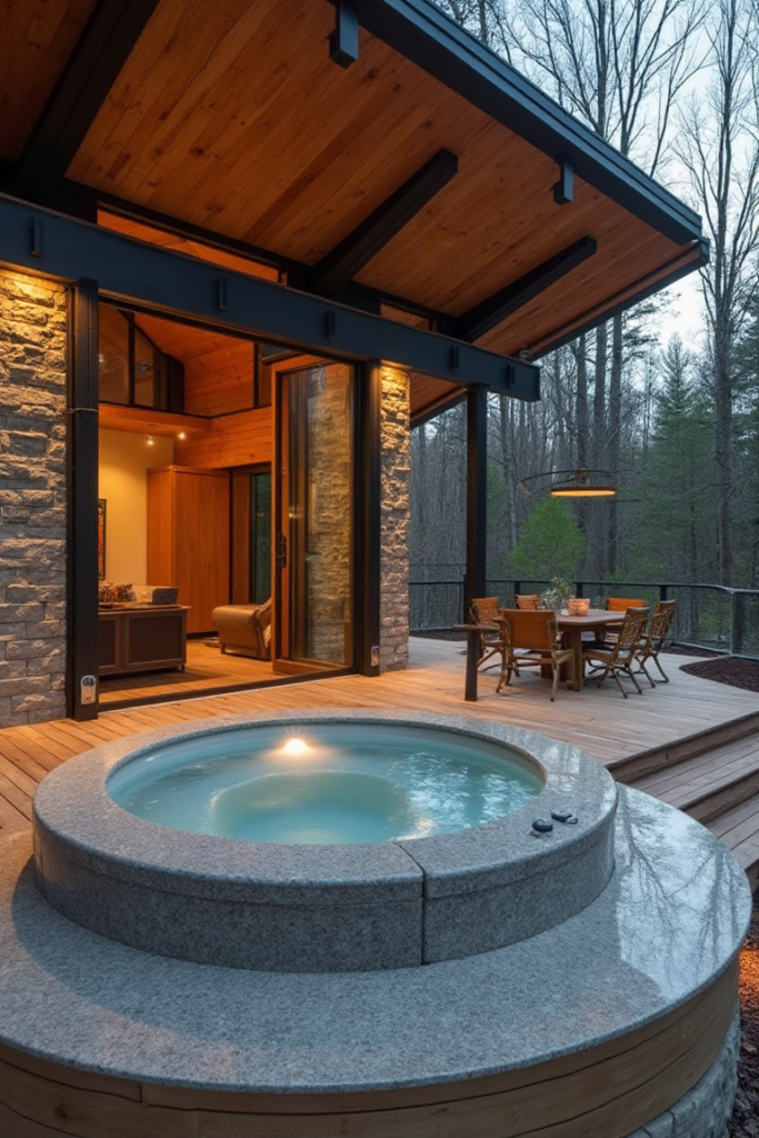 Woodland Hot Tub Retreat