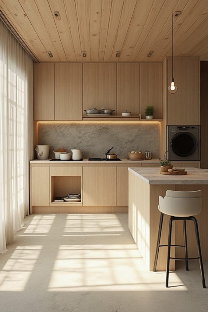 Minimal Japanese Kitchen Harmony