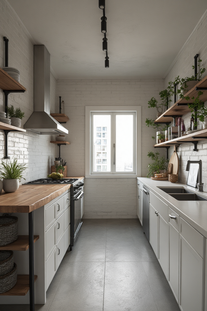 Natural Materials Warm Up Rental Kitchens