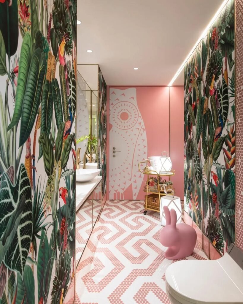 Tropical Paradise Meets Modern Pink