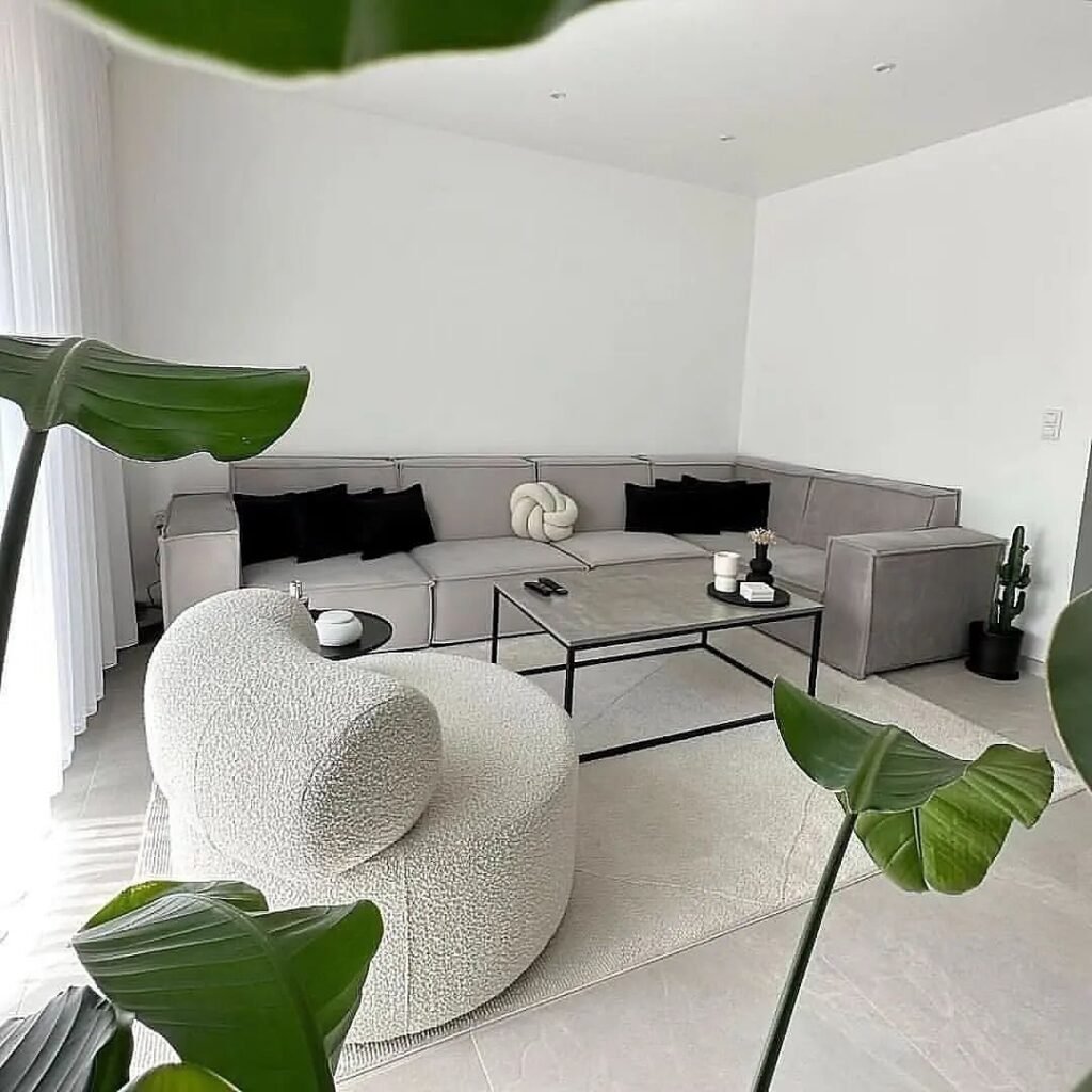  Minimalist Grey Couch Living Room with Organic Elements