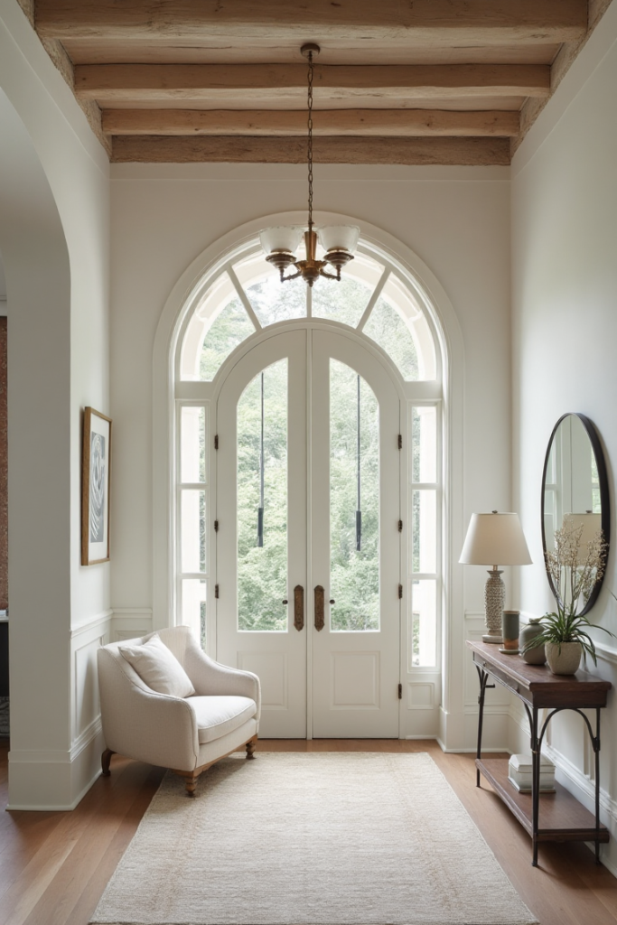 Front Entryway Ideas: Elegant Arched Entry