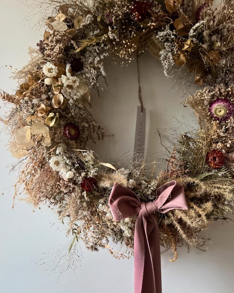 Dried Flower Winter-to-Spring Wreath