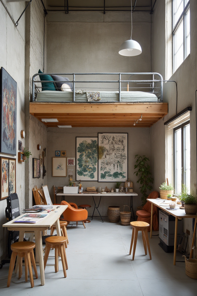 Cute Loft Apartment Aesthetic