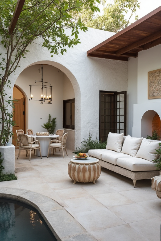 Mediterranean Courtyard Design