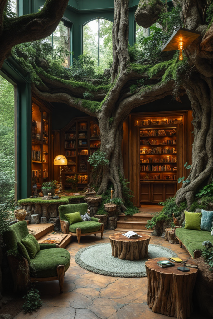 Elvish Tree House Library