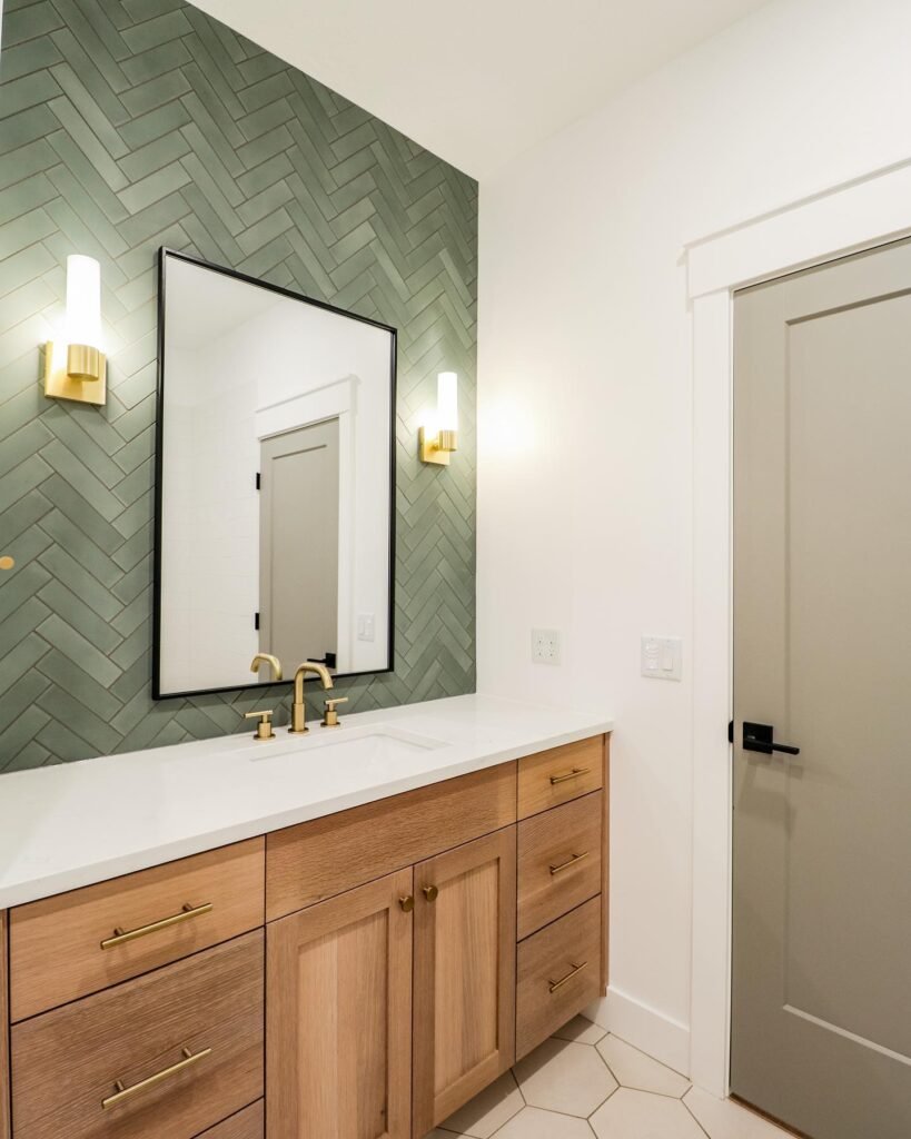 Sage Herringbone Haven