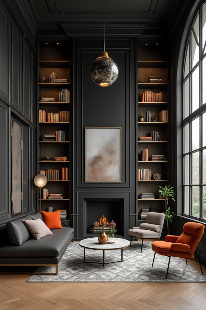 Dream Home Library: Moody Modern Classic