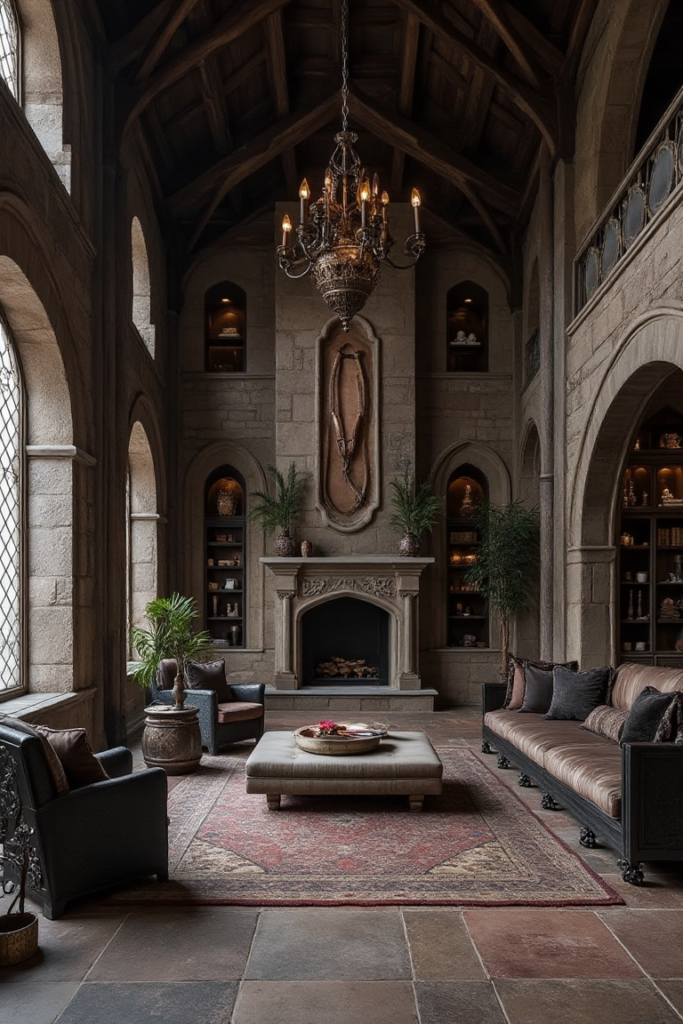Cathedral Gothic Living Room