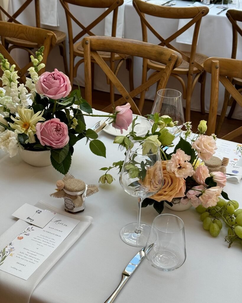 Simple Flower Arrangements Centerpiece with Rustic Charm