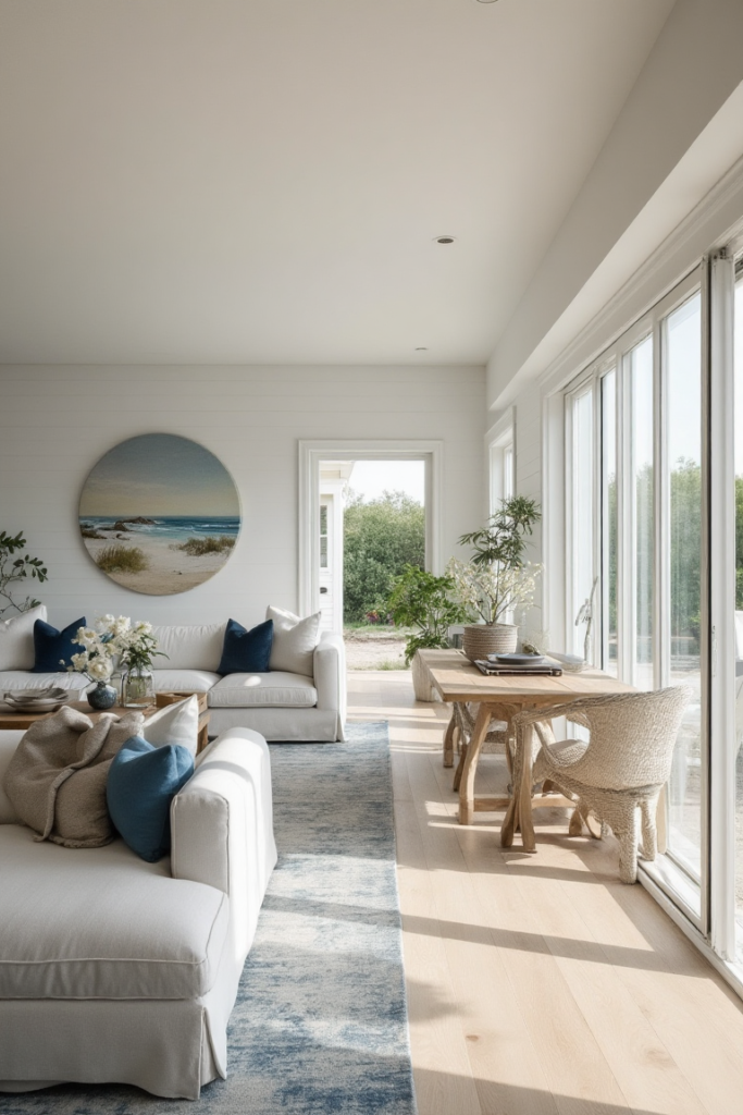 Coastal-Inspired Great Room