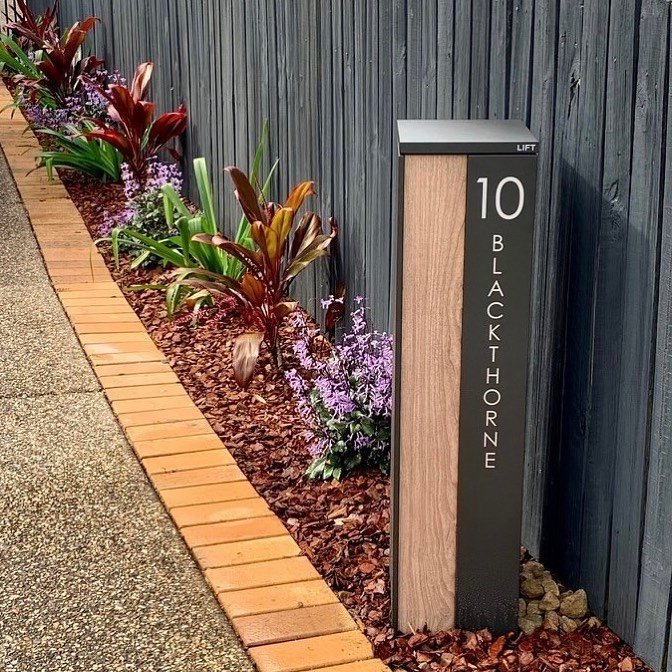 Tiered Cedar Plank Mailbox Bed