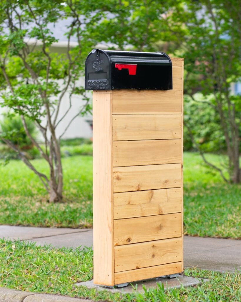  Rustic Wood Mailbox Post Ideas