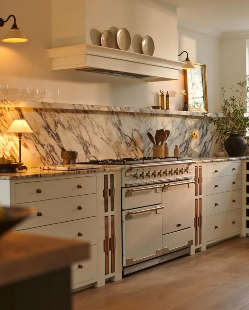 Old Money Style Home: Elegant Kitchen