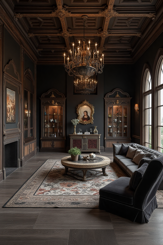 Victorian Gothic Parlor