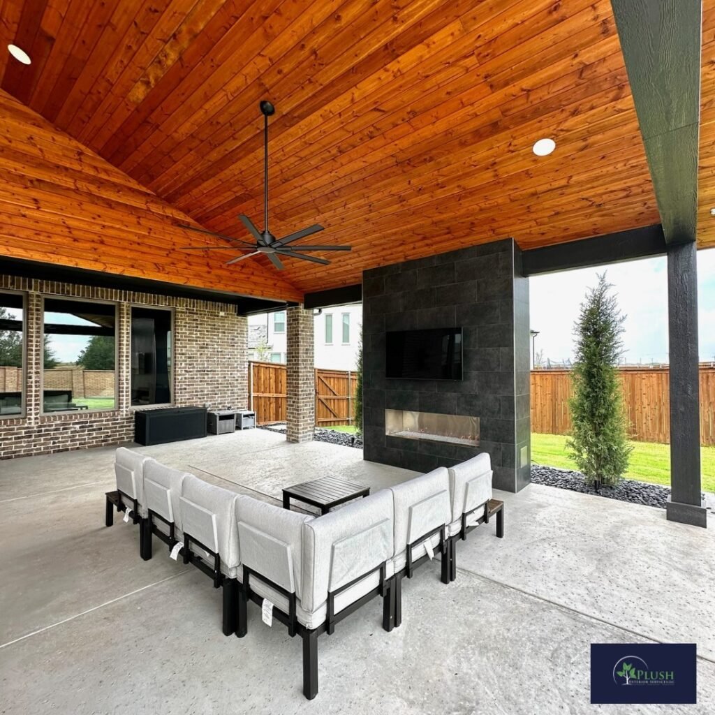 Contemporary Covered Patio