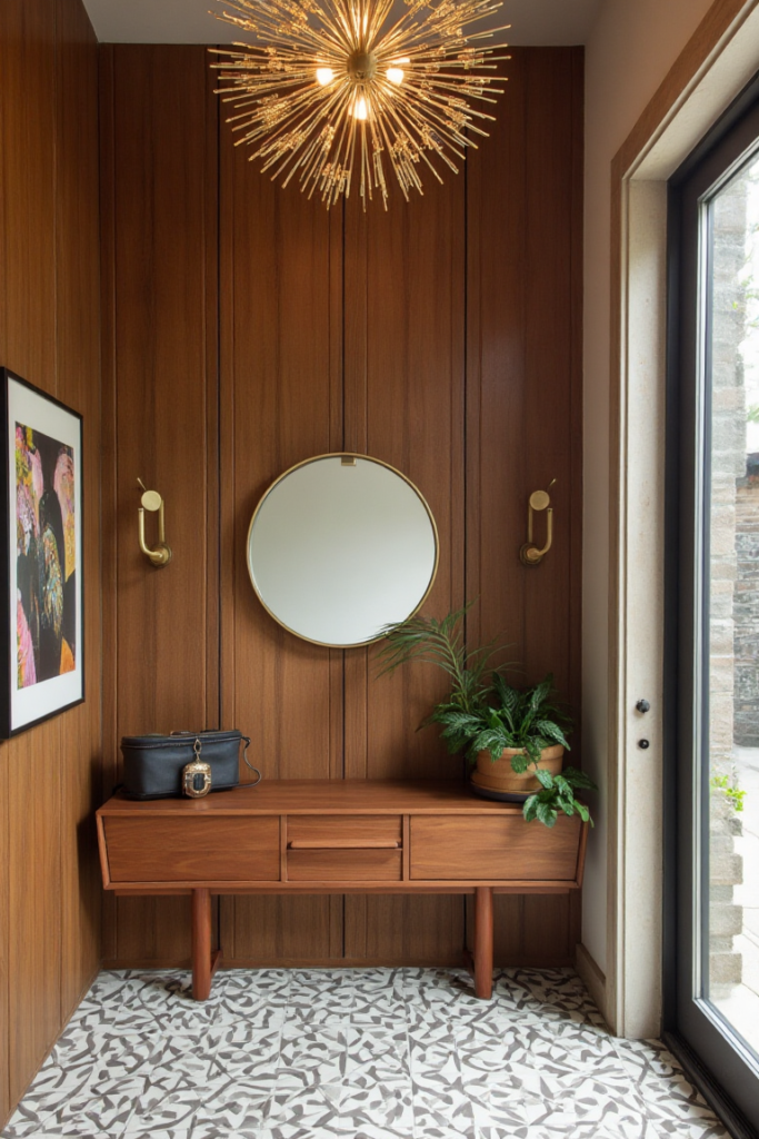 Foyer Ideas Modern: Mid-Century Console