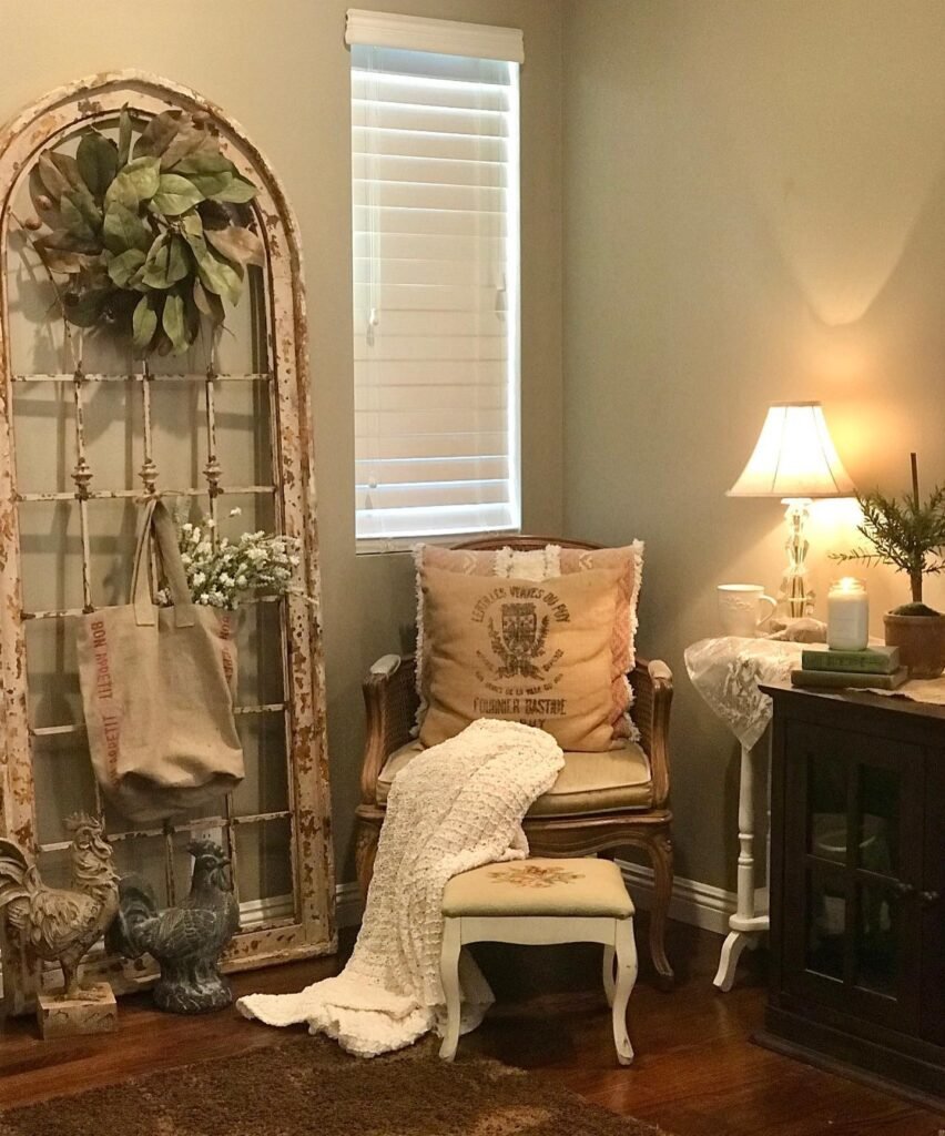Shabby Chic Corner Vignette