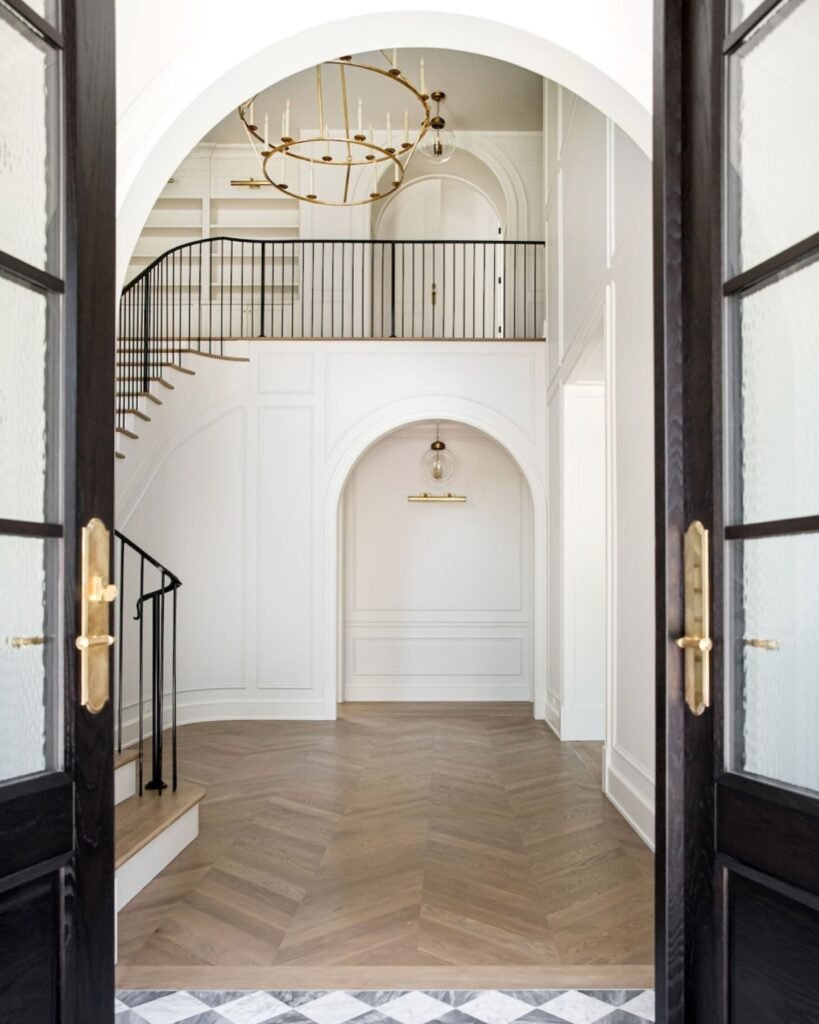 Front Entryway Ideas: Grand Arched Hall