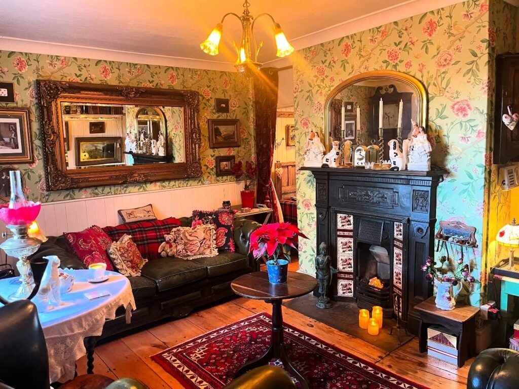 Eclectic Dark Cottagecore Living Room