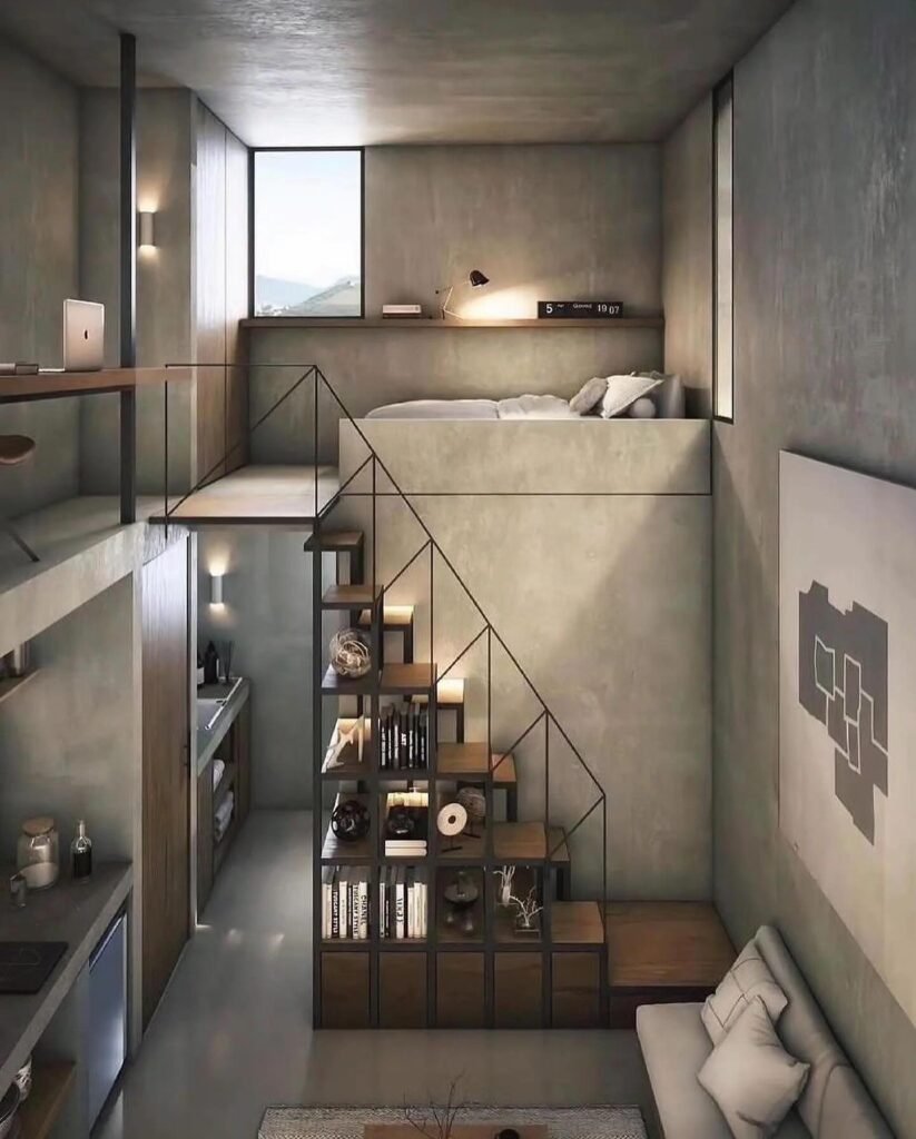 Cozy Loft Apartment - Storage Smart Design