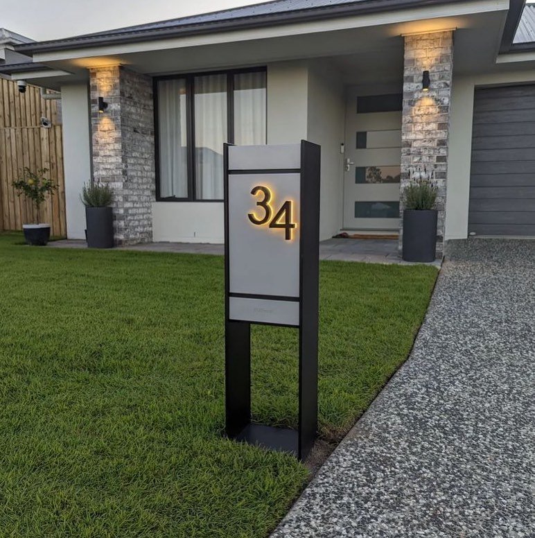 Modern Mailbox Post Ideas