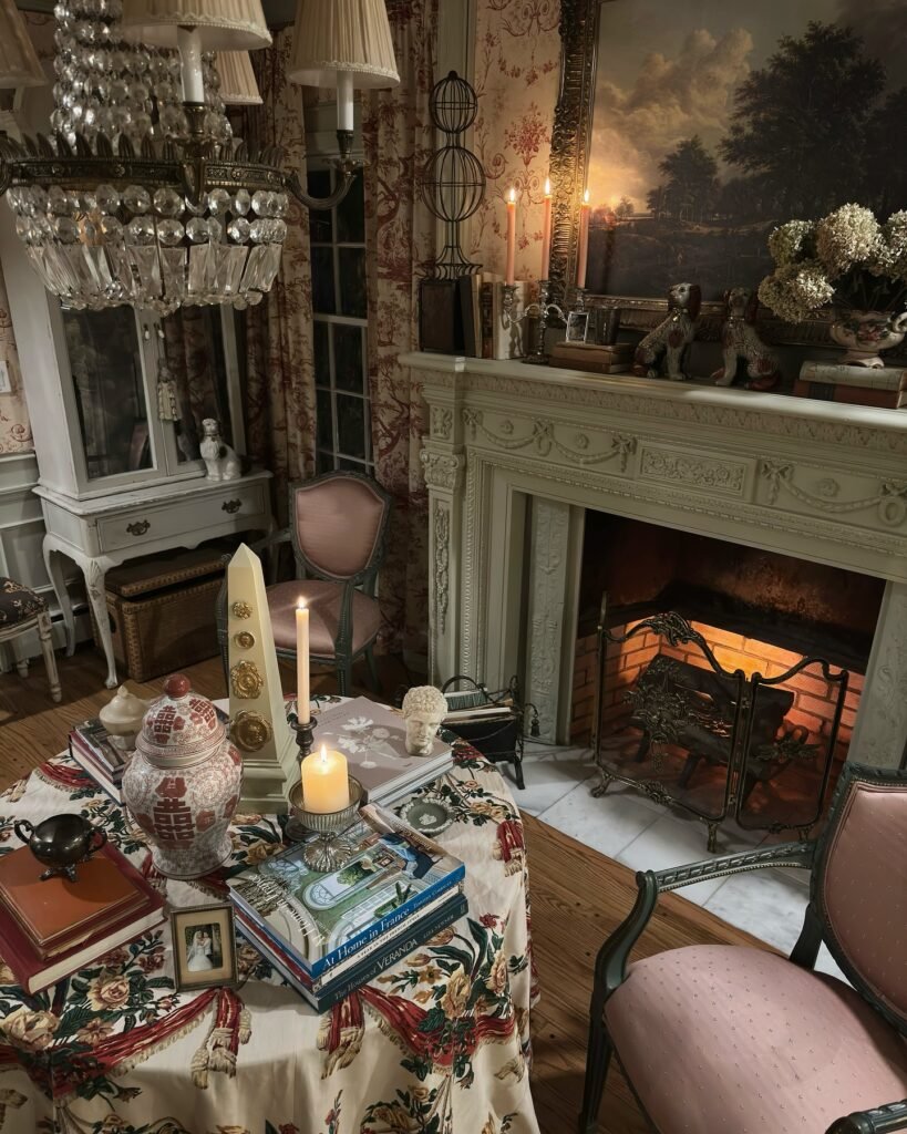 Enchanting Dark Cottagecore Parlor