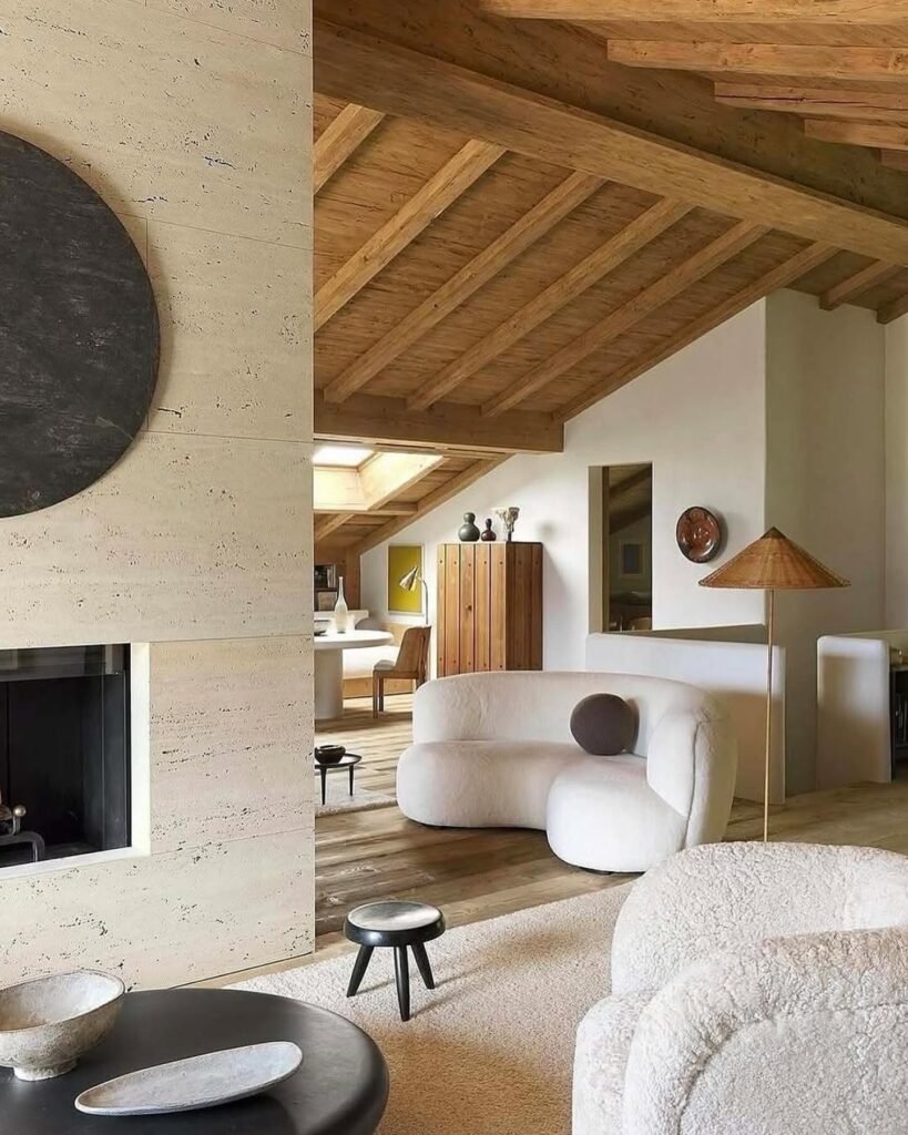 Modern Old Money House Interior: Attic Sanctuary