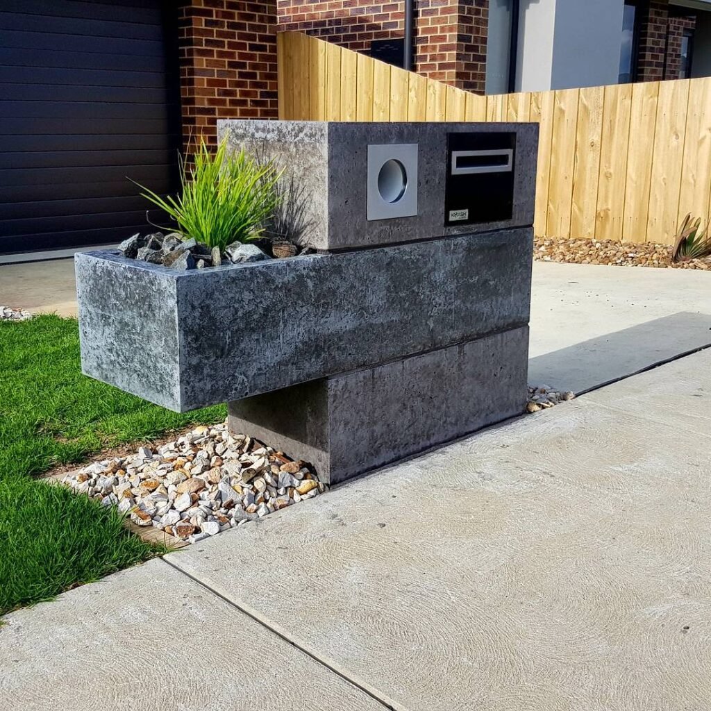  Rustic Stone Mailbox Landscape