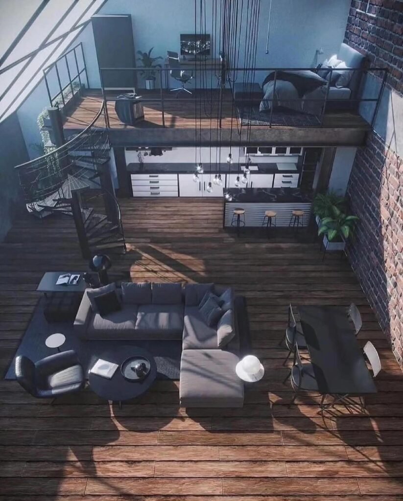 Brick Loft Apartment - Modern Industrial Living