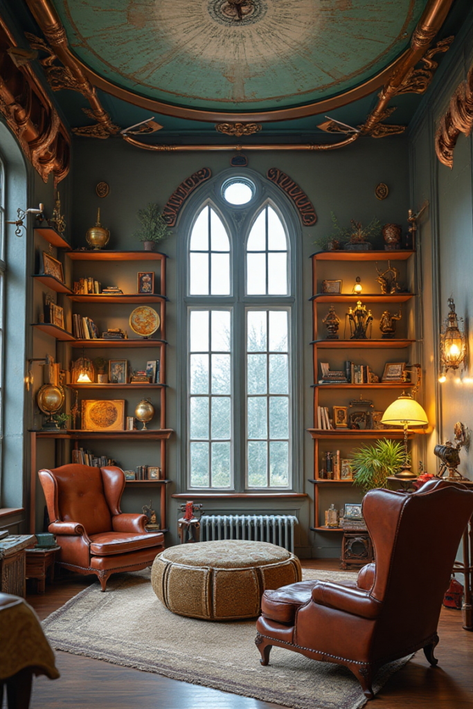 Library Room Ideas: Gothic Revival Reading Room