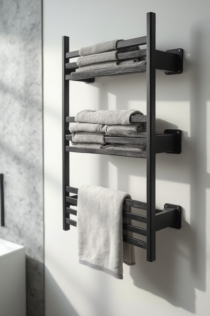 Industrial Chic Heated Rack