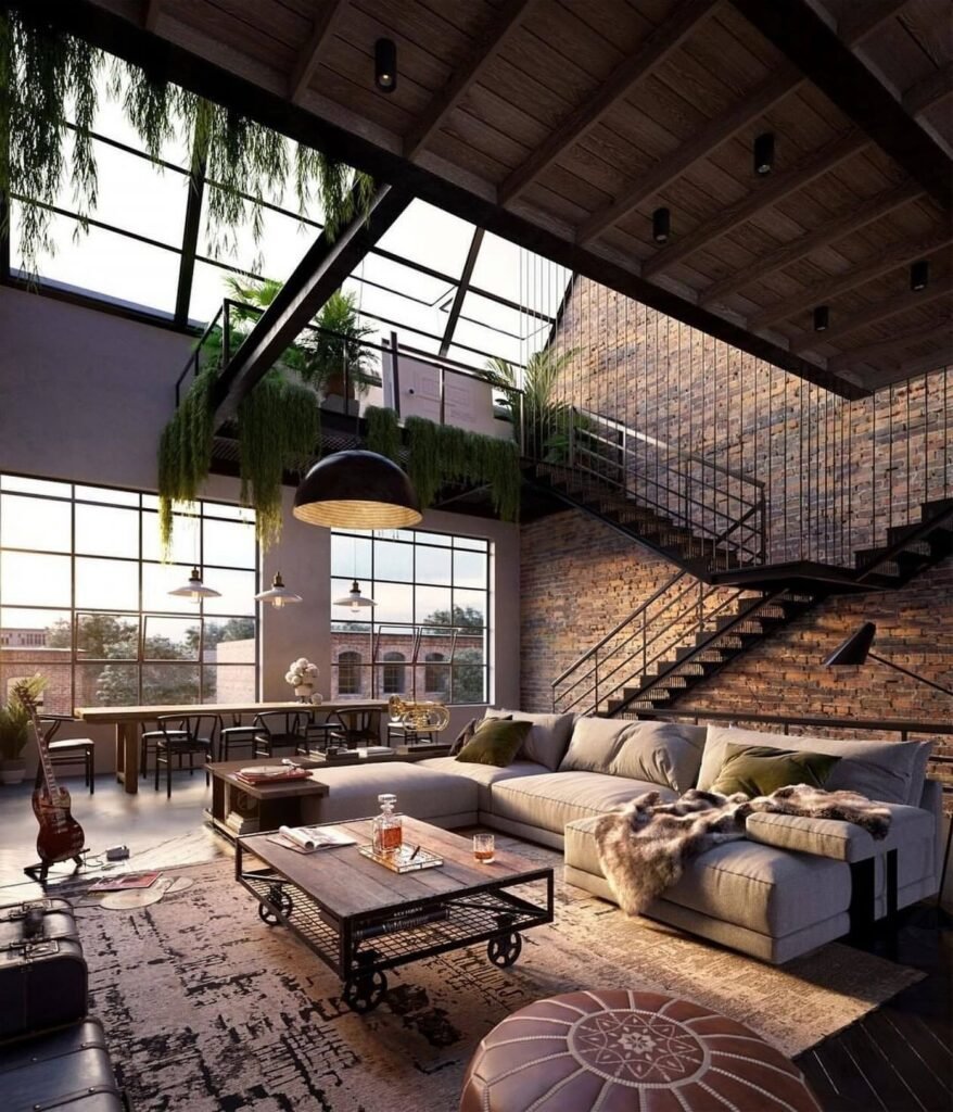 Brick Loft Apartment - Industrial Garden Oasis